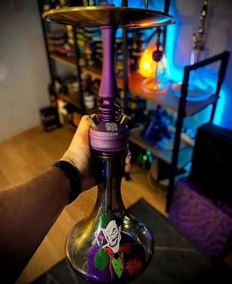 Colored Glass Vases Craic Hookah Shisha Flask Hookah Vase Shisha Vase