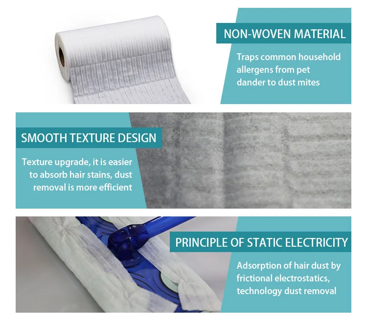 Alternative Swiffer Disposable Dry Antistatic Mopping Cleaning Cloth