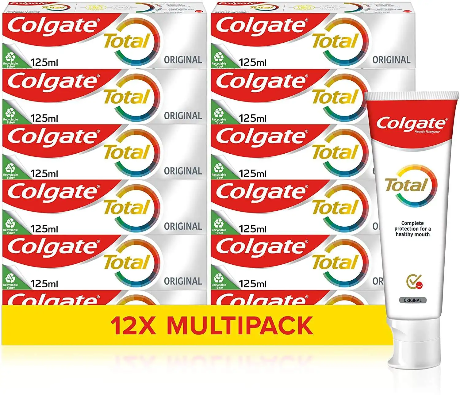 Colgate Cavity Protection Toothpaste With Fluoride white 6 Ounce (pack