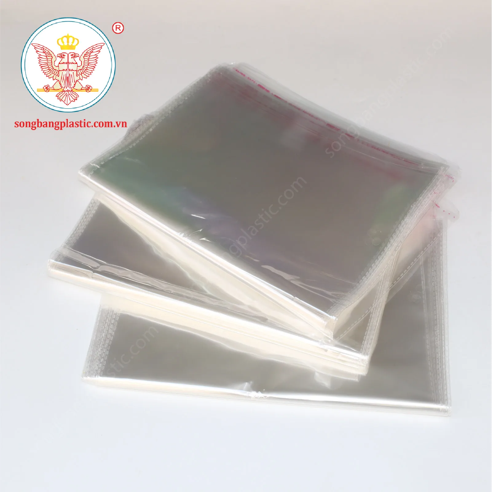 Wholesale Clear Transparent Cellophane Opp Bag With Self Adhesive For