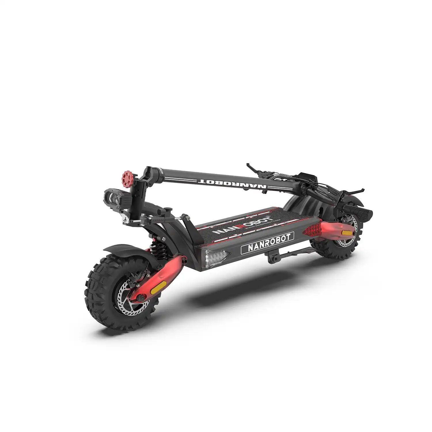 For NANROBOT LS7+ Electrical Scooter 72V 2400W Motor Power 10 Inch Tire 80km 40ah 50km/h Off-Road Two-Wheel Scooter Europe Wareh