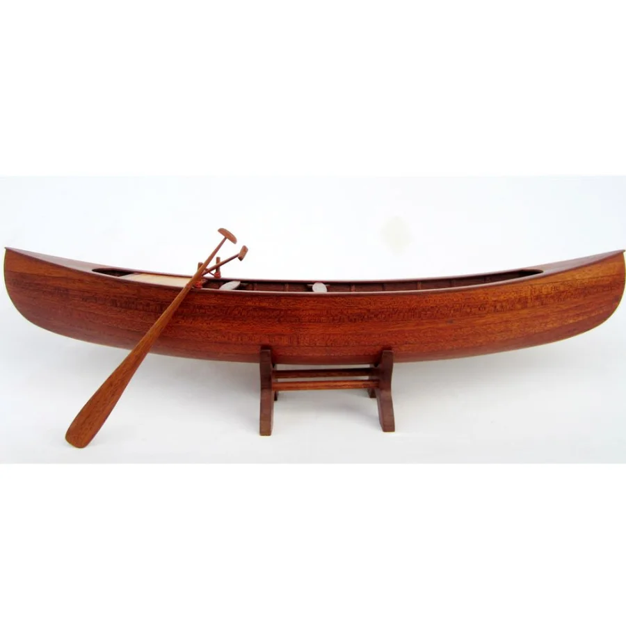 Traditional Canoe - Wooden Traditional Boat Model High Quality Product ...