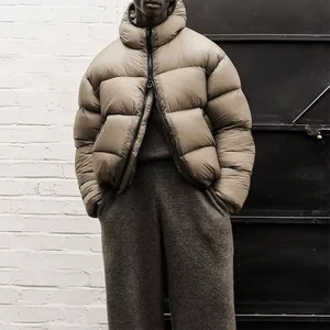 Manufacturer Custom Best Quality Plus Size Padded Winter Vintage Unisex Outdoor Windbreaker logo Puffer Breathable Windproof