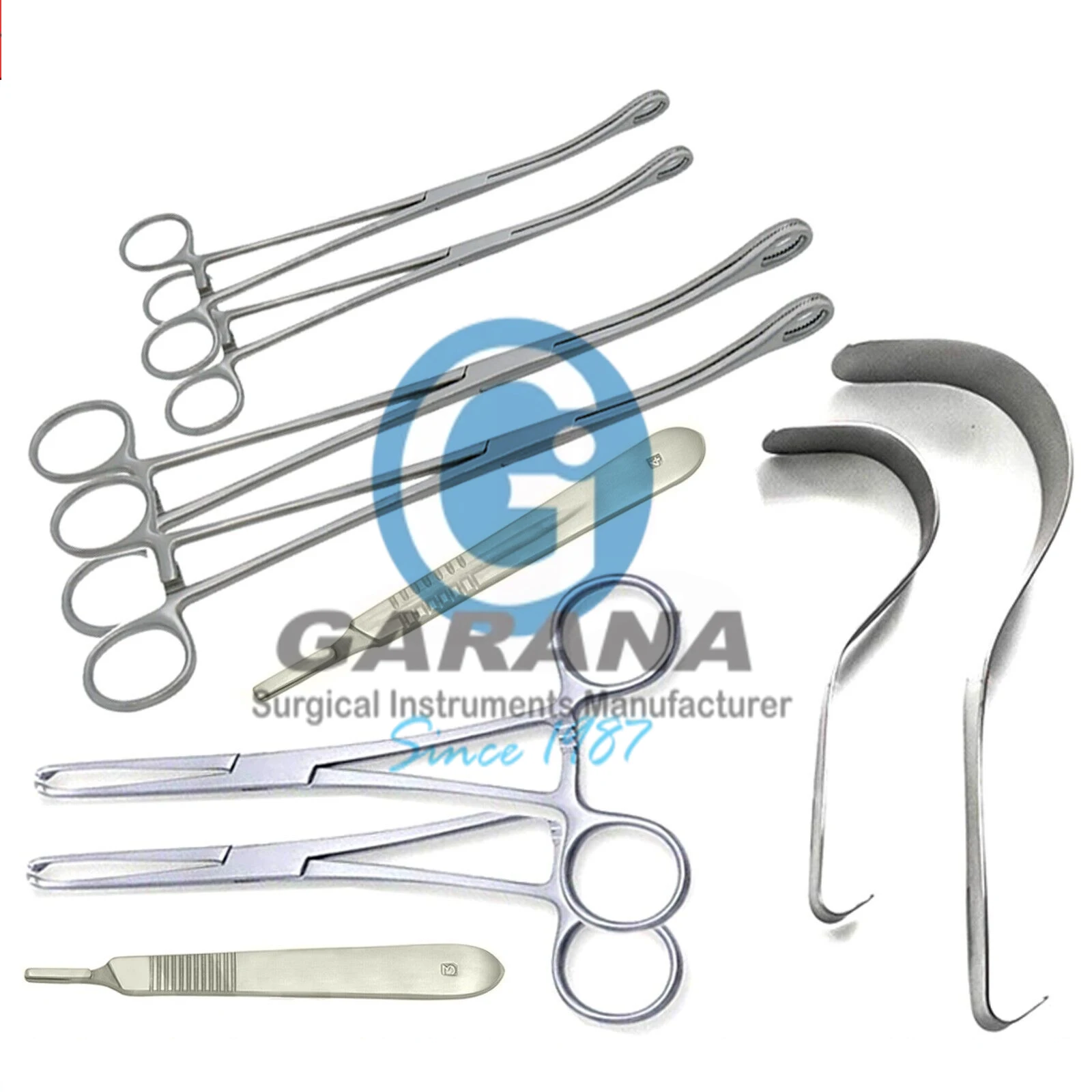 Hernia Surgical Instrument Set Hernia Repair Instrument Set 38 Pcs