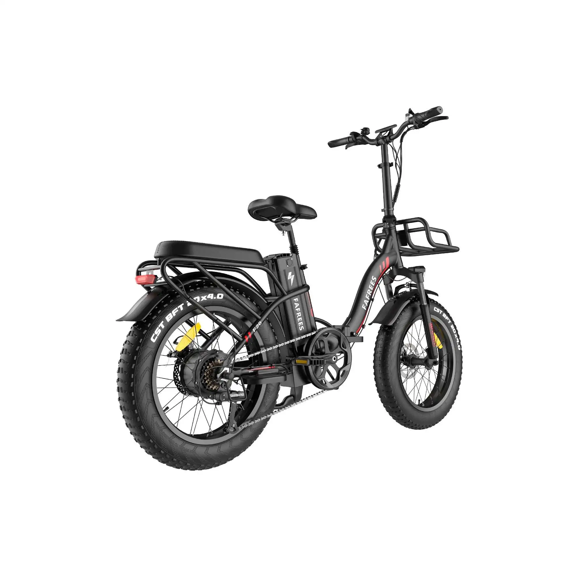 Fafrees F20 Max Electric Folding Bike with Integrated 7-Speed Lithium Battery Aluminum Alloy Frame Free Shipping UK Product