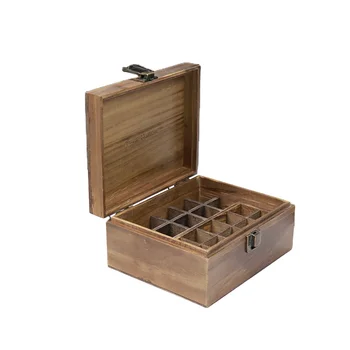 First Choice Wooden Multi-compartment Storage Box Wooden Jewelry Box Organizer With Vintage Lock