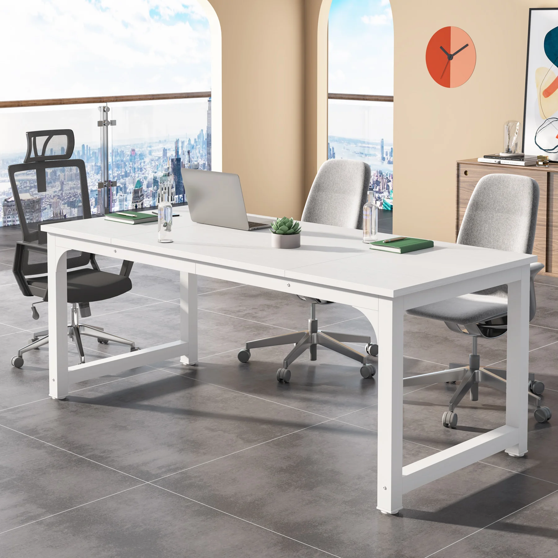 Mdf Board Executive Office Table Design Modern Meeting Room Table - Buy ...