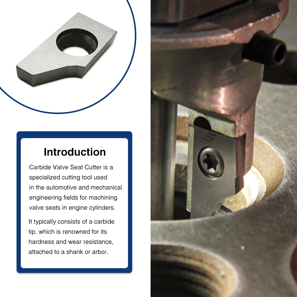 Valve Seat Cutter Micro E1 E2 A1 A2 Precision Carbide Cutting Bit Serdi Tools Valve Seat Cutter Blade Carbide Inserts