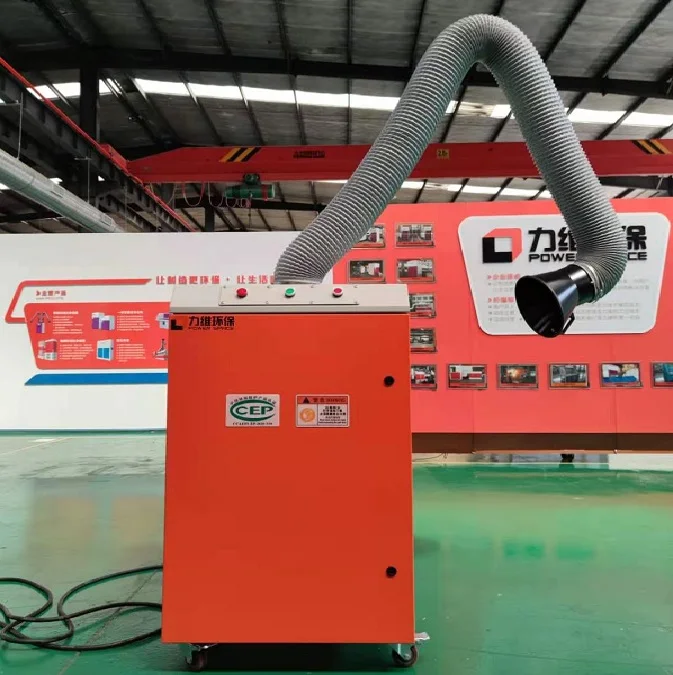 2024 New Model Welding Dust Collector System Welding Smoke Sucker Welding Dust Removal Machine with Suction Arm