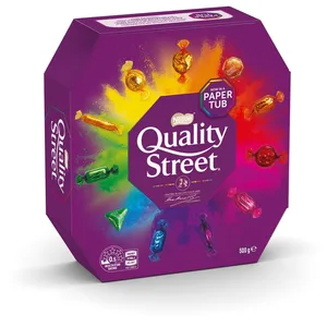 For Nestle Quality Street 2 LB for Extra Large Metal Tin Assorted Chocolates and Toffees Bulk Packaging