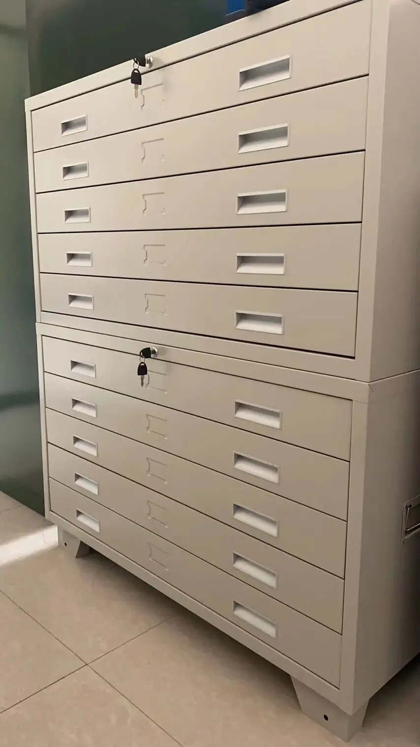 Шкаф A0 и A1 для бумажных карт плоский шкаф хранения рисования с подставкой