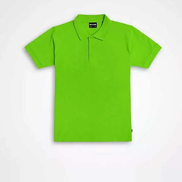 Apple Green Collar Shirt 220gsm Short Sleeve Men's Clothing - Buy T ...