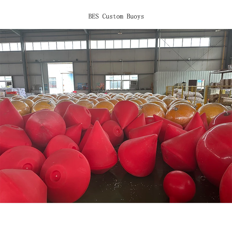 Custom Small Marine Warning Buoy Conical River Buoys Diameter 700mm Inland River Navigation AIDS for Boat