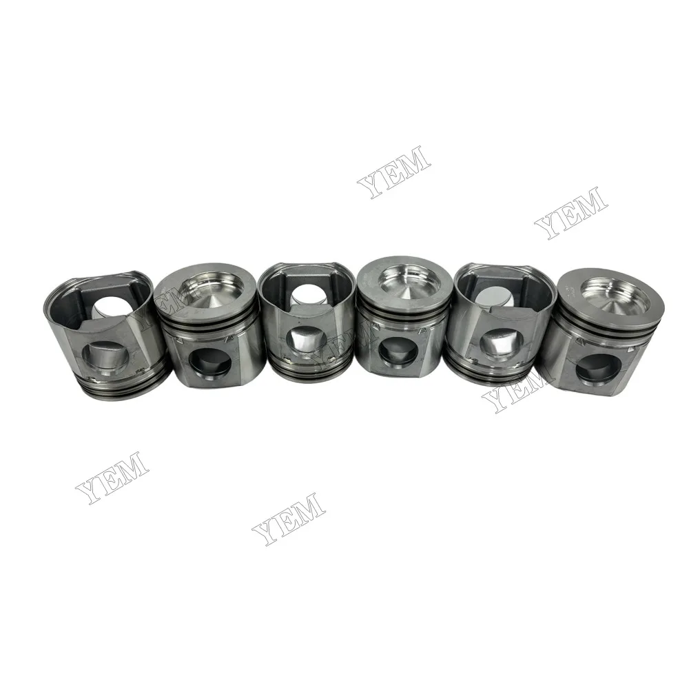 Piston Kit RE70689 Fit for John Deere 6081 Engine 2