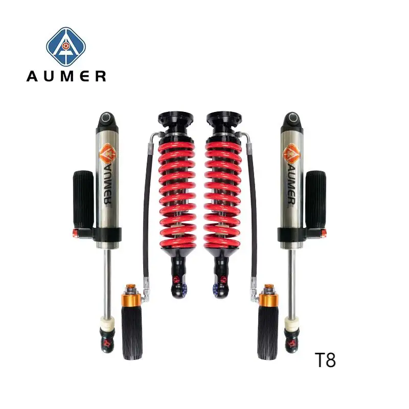 Aumer 4x4 Compression and Rebound Adjustable Shock Absorber Lift Suspension Kit for Ford Ranger Wildtrak T6 T7 T8 T9 MAZDA BT50