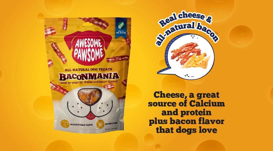 Good Quality Pet Food Antioxidants Joint Health Real Cheese & Bacon