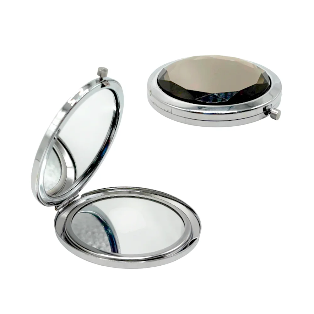 [GDL] Compact Foldable Pocket Mirror Double Mirror Safety Clasp Star ...