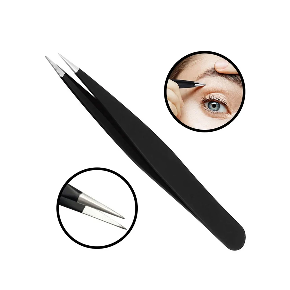 Stainlesssteel Highquality Eyebrow Tweezers High Accuracy Eyelash Tweezers With Custom Color