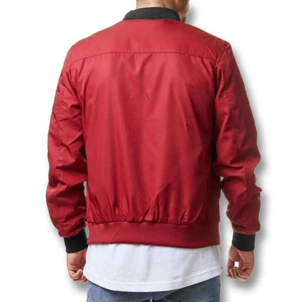 Men Solid Color Pilot Boomer Zip Jackets Coats Male Casual Fashion Slim Fit Large Size Spring Autumn Jackets Men
