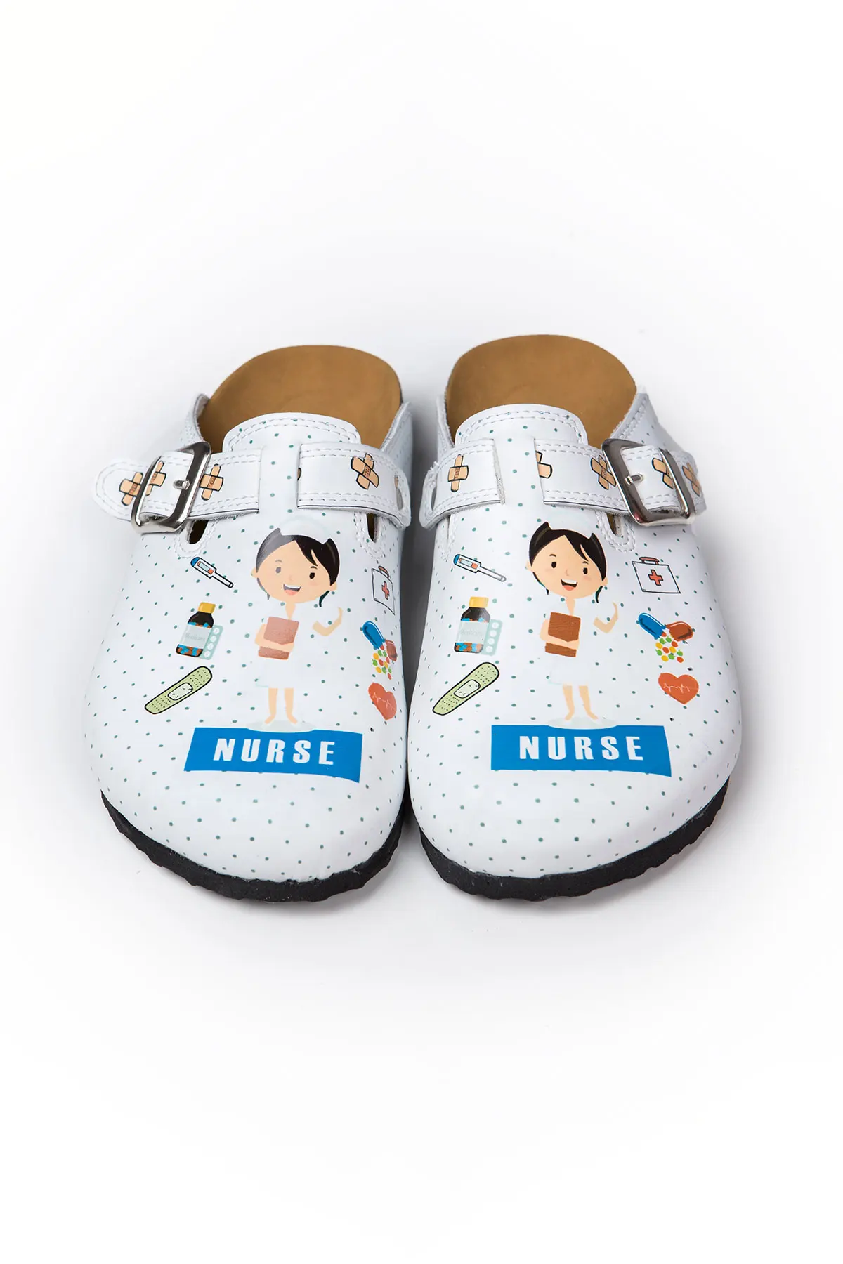Nurse Design Cork Clogs Women Nursing Shoe Nurse Shoe Slipper Anatomic