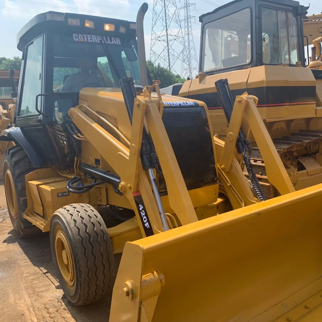 Good Condition Usa Cat 420f Used Backhoe Loader Caterpillar 420f Loader ...