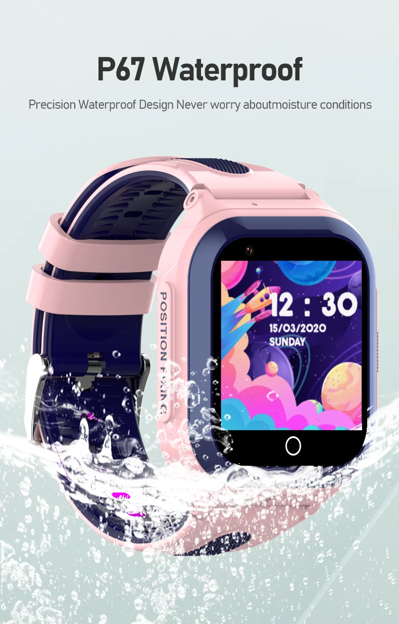 Maxtop Kids Smart Watch with GPS Wifi & Sim Card Touchscreen IP67 Waterproof IOS Operation System Activity Tracker