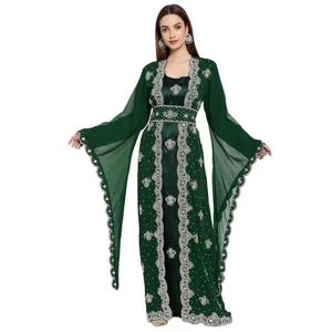 Indian Manufacturer of Best Quality Designer Islamic Clothing Embroidered Muslim Abaya for Girls and Women Handwork Abaya