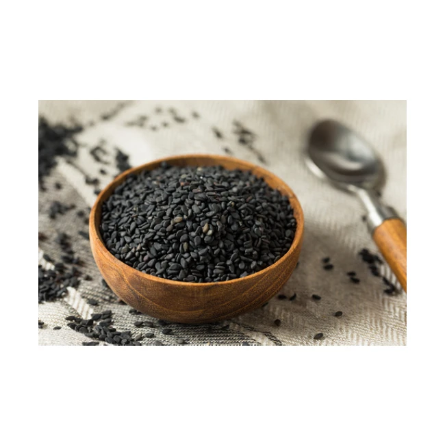 100 Natural good taste natural black sesame roasted sesame seed price per 1 kg best black