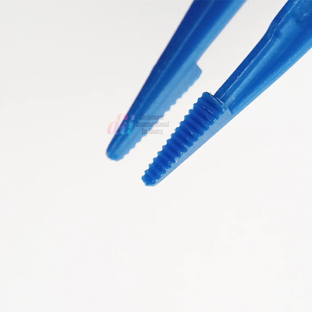 Sterile Disposable Hospital Medical Tweezers Forceps 10cm Single Use