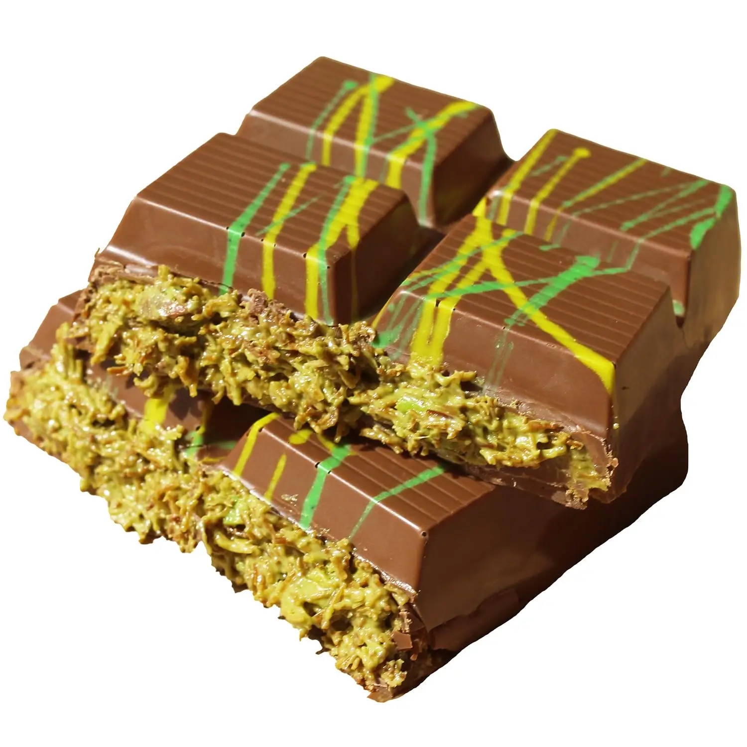 Dubai Chocolate Bar Pistachio Kataifi  Viral Dubai Chocolate With Knafeh and Pistachio Cream