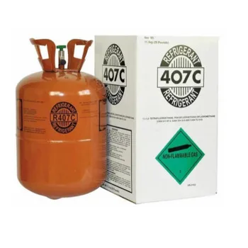 Refrigerant Gas R407c 11.3kg/25lbs Cylinders For Direct Supply ...