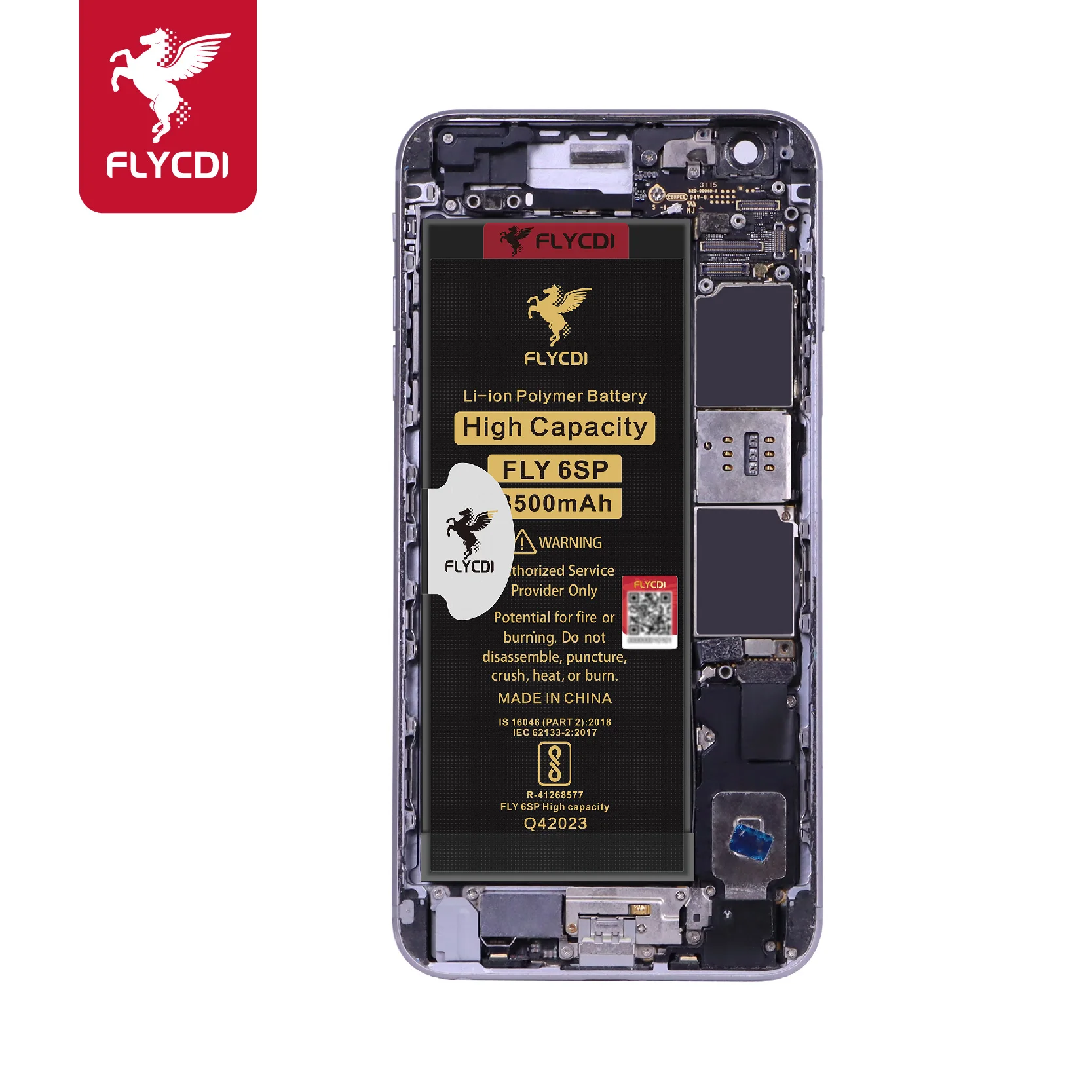 High Capacity Battery for Iphone 6S/6SP FLYCDI Mobile Phone