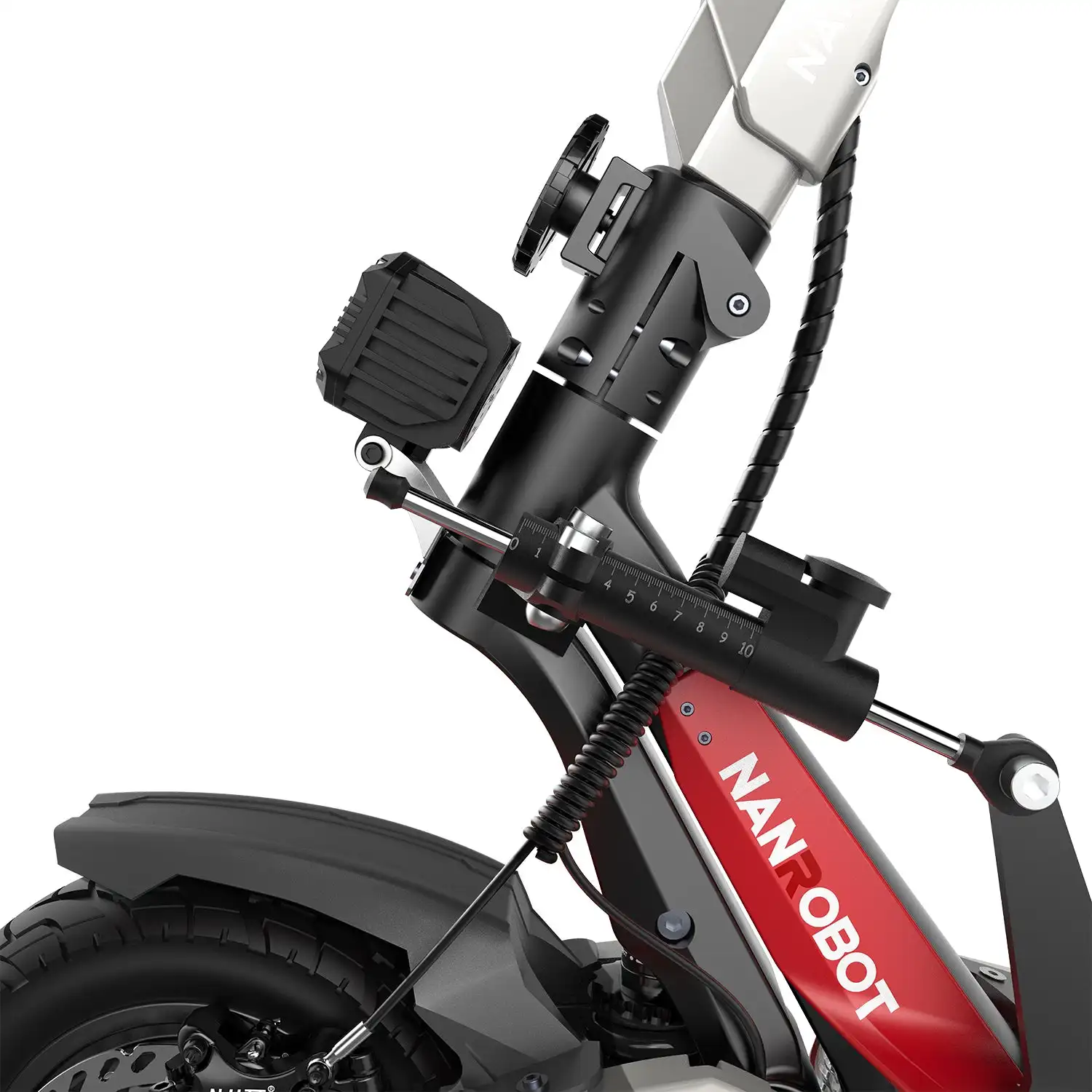 For NANROBOT N6 72V Electric Two-Wheel Scooter 1000W Motor Power 10 Inch Tire Size 45km/h Max Speed 60km Range per Charge 150kg