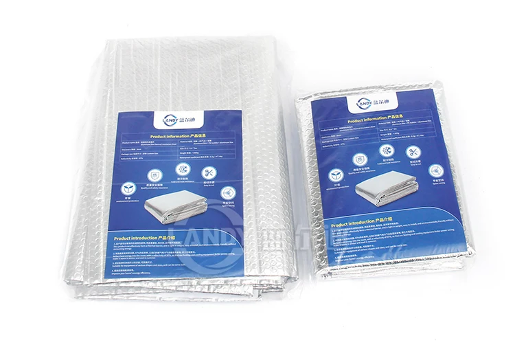 Best Thermal Conductivity Aluminum Foil Bubble Insulation Material For
