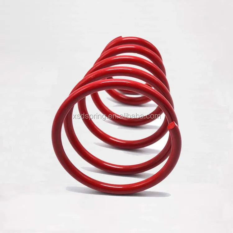 Цветная индивидуализированная Нижняя пружина амортизатора грузовика большого диаметра для автомобиля