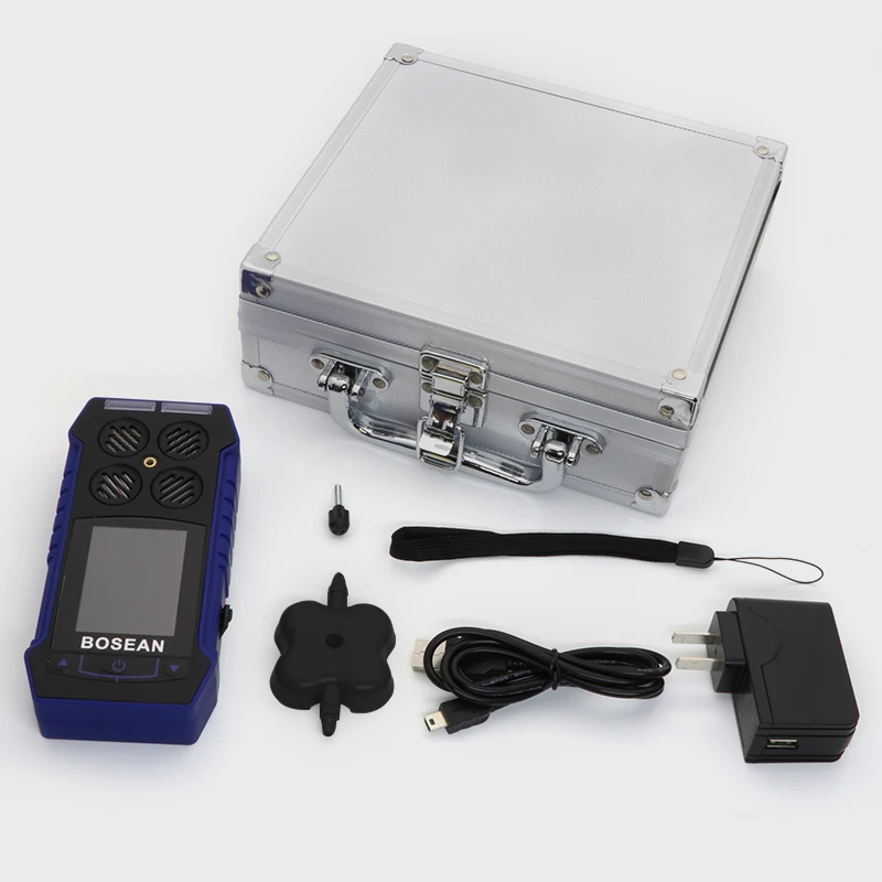 Bosean Multi Gas Detector 4 in 1 Handheld Detector CO H2S O2 CH4