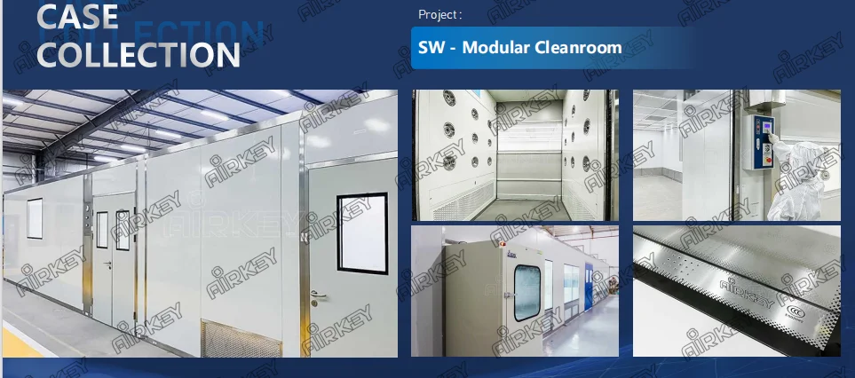 Portable Modular Cleanroom with HEPA Filtration Temperature Controlled ...