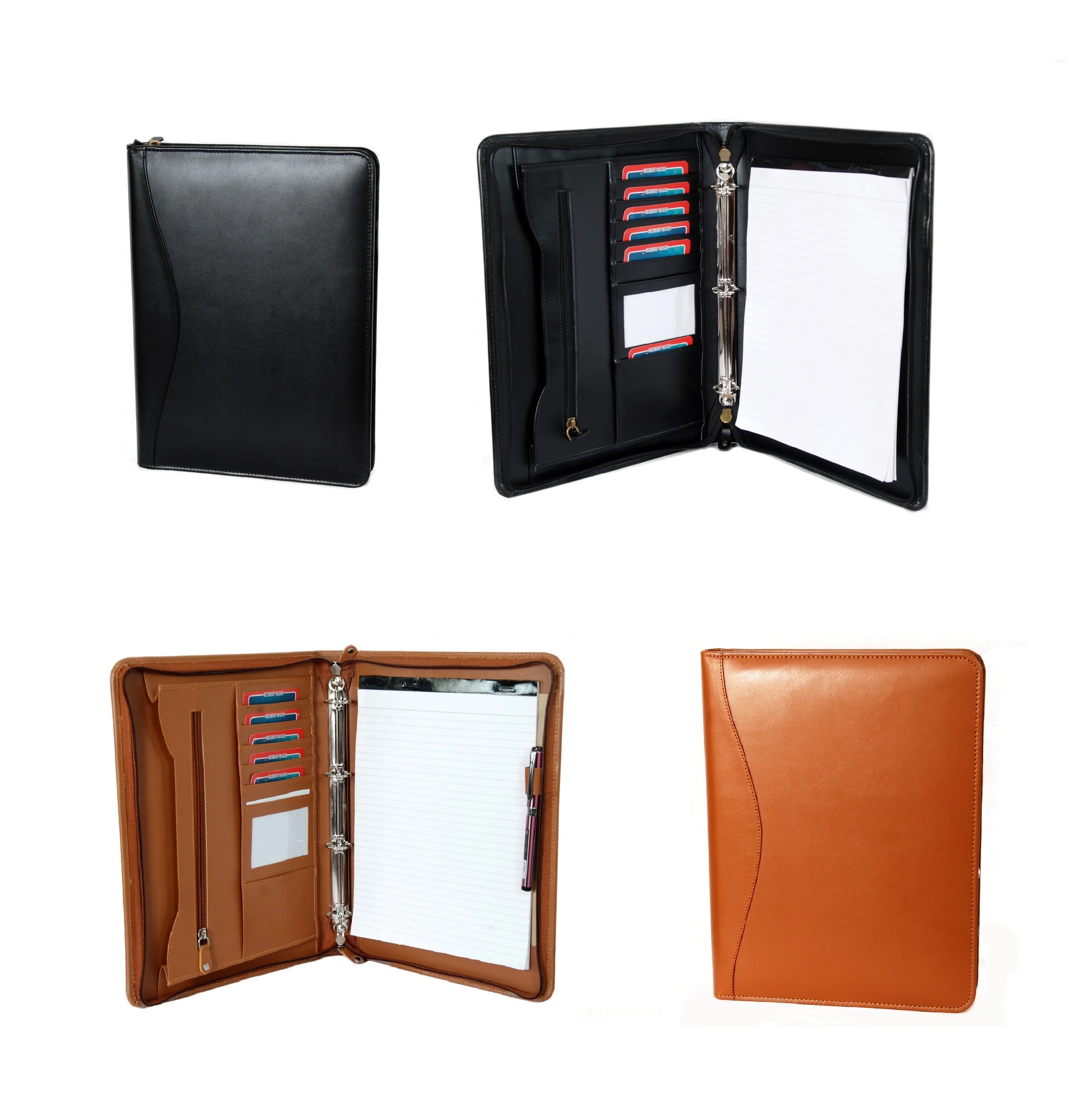 Customized Office Ring Binder Zipper Bag Filing Product