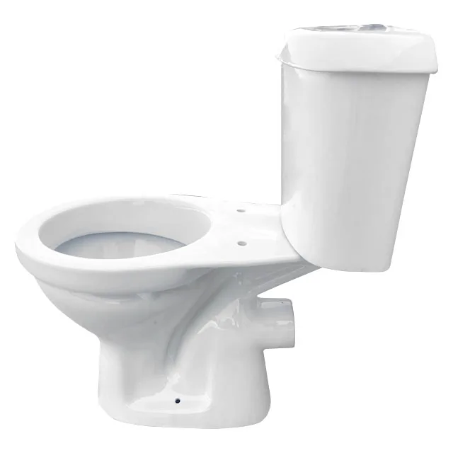 Italian Modern Style Two-Piece Ceramic Modular Bathroom Toilet Seat with WC S Trap & Seat Cover Wall Mounted for Hotel Use