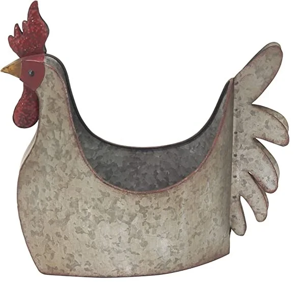 Galvanized Metal Animal Planter Pot Large Deer High Quality Metal