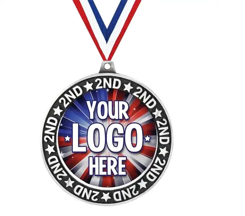 Custom Logos Medals Silver Made Medals Unisex Custom Crystal Medals For ...