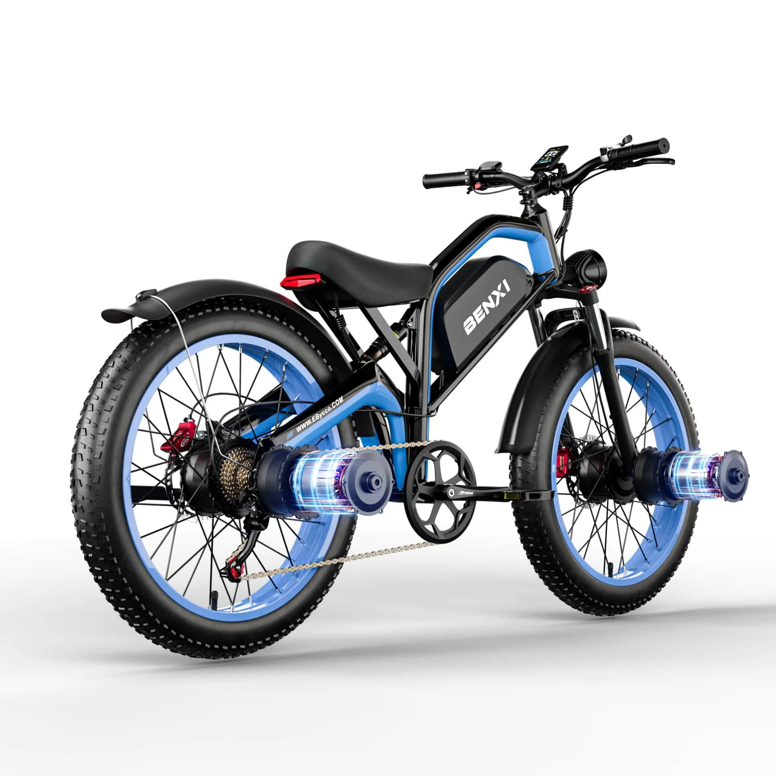 E-Bike E·Bycco EB9 26 Zoll Doppelter Motor, 52V 23Ah Mountain/City bike