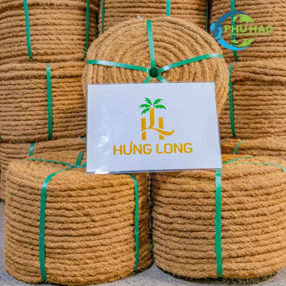 Coir Fiber Rope Coir Yarn Very Durable In Traps Coconut Fiber Rope