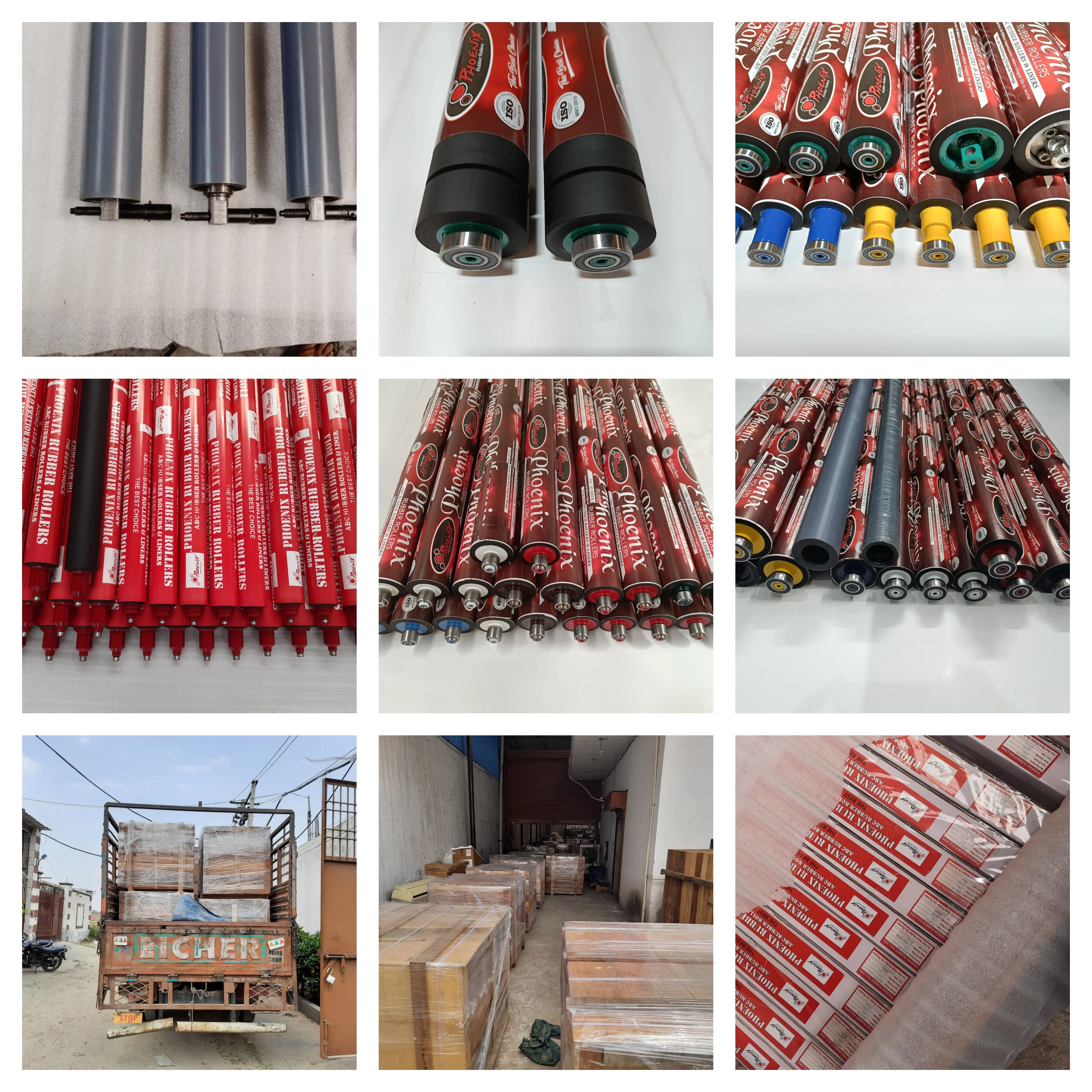 Rollers for Offset Printing Press Rubber Rilson Silicone EPDM  NBR Nitrile Polyurethane Chrome Copper All Kind Rollers