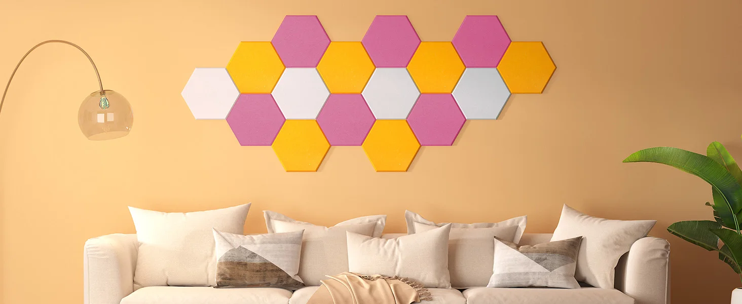 High-Density Pet Felt Acoustic Panel Modern Design Home Sound Absorption Pet Acoustic Panels supplier