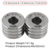 5013 (Coppia) Ruote Semi-Tonche 1/6 7/8/9mm