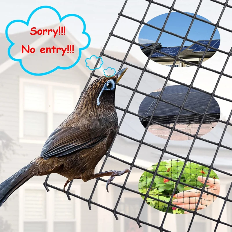 Solar Panel Bird Deterrent Kit Solar Pv Nesting Birds Netting Fence Clips Solar Pv Rooftop 0326