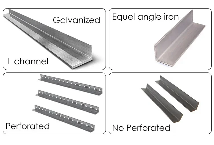 Perforated Angle Iron Galvanized Steel Bar Slotted Steel Angle Astm A106 A36 Dh36 Ah36 Q275
