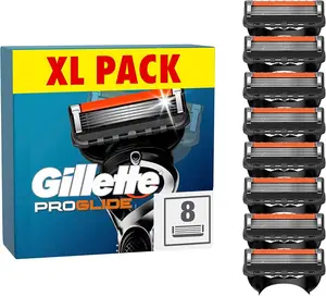 For Gillette for Mach3 Stainless Steel Shaving Blades Pack of 10 Cartridges Razor Blades for Men Year-Round Value Pack