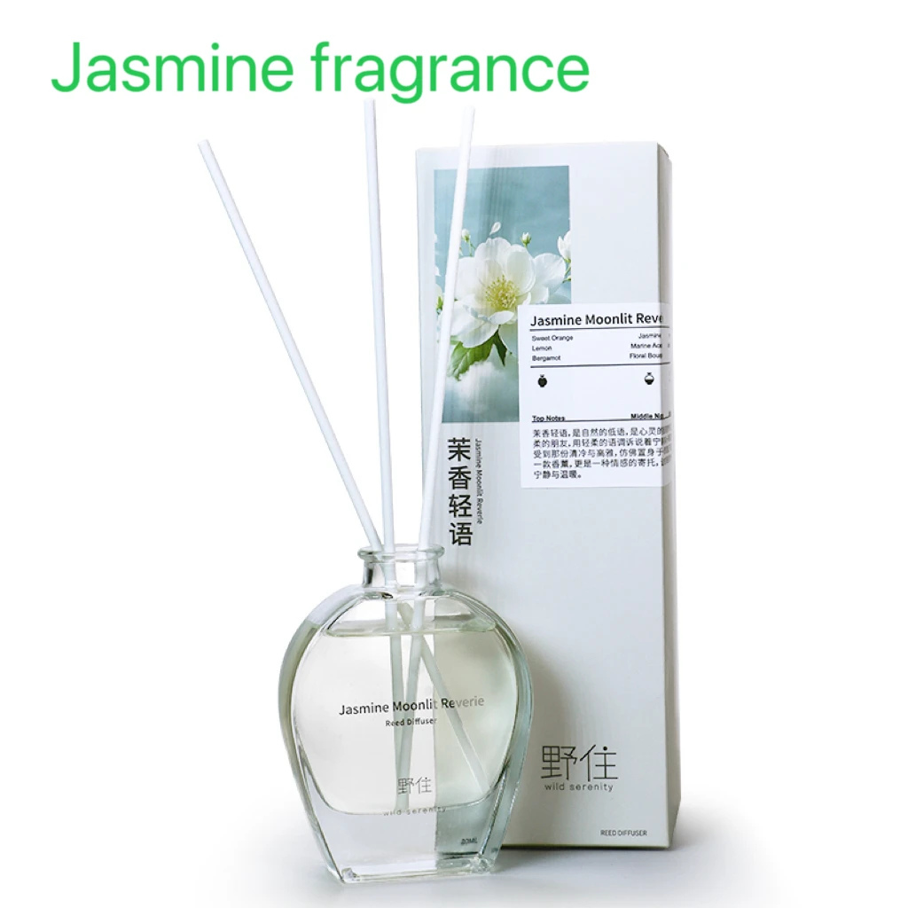 product premium heart shaped crystal flat bottle reed diffuser gift set  natural rattan sticks holiday home  office decor gift-8